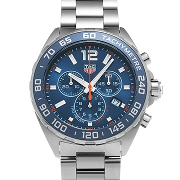 タグ ホイヤー フォーミュラ1 クォーツ クロノグラフ CAZ1014.BA0842 ブルー メンズ 時計 【中古】【wristwatch】