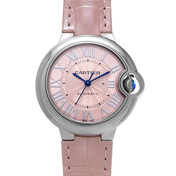 カルティエ バロンブルー ドゥ カルティエ 33mm WSBB0031 ピンク ユニセックス 時計 【中古】【wristwatch】