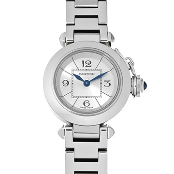 カルティエ ミスパシャ W3140007 シルバー レディース 時計 【中古】【wristwatch】