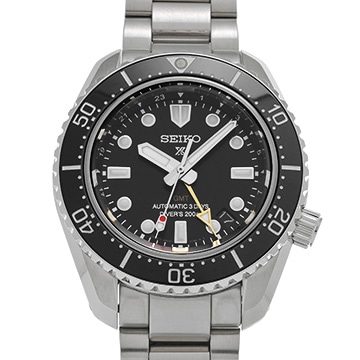 セイコー プロスペックス メカニカルダイバーズ 1968 ヘリテージ GMT SBEJ011 ブラック メンズ 時計 【中古】【wristwatch】