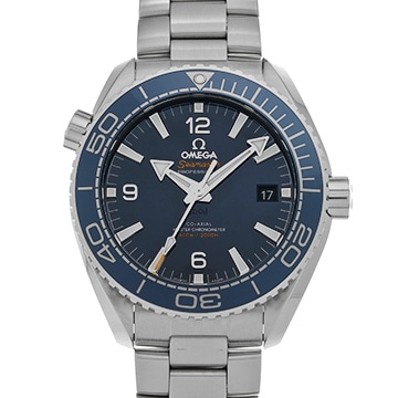 オメガ シーマスター プラネットオーシャン 600 コーアクシャル マスタークロノメーター 215.30.44.21.03.001 ブルー メンズ 時計 【中古】【wristwatch】