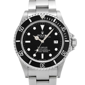 ロレックス シードゥエラー 16600 ブラック メンズ 時計 【中古】【wristwatch】