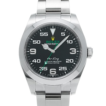 ロレックス エアキング 116900 ブラック メンズ 時計 【中古】【wristwatch】