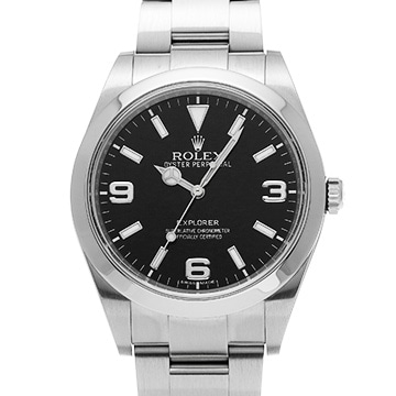 ロレックス エクスプローラー 214270 ブラック メンズ 時計 【中古】【wristwatch】