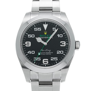 ロレックス エアキング 116900 ブラック メンズ 時計 【中古】【wristwatch】