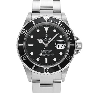 ロレックス サブマリーナ デイト 16610 ブラック メンズ 時計 【中古】【wristwatch】