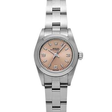 ロレックス オイスターパーペチュアル 76080 ピンク レディース 時計 【中古】【wristwatch】