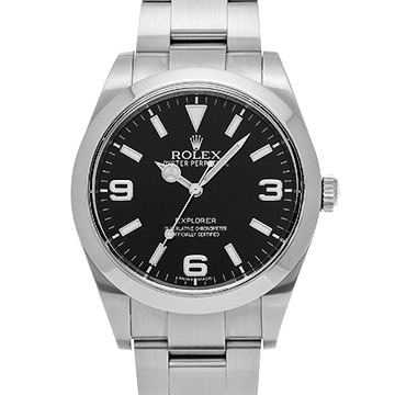 ロレックス エクスプローラー 214270 ブラック メンズ 時計 【中古】【wristwatch】