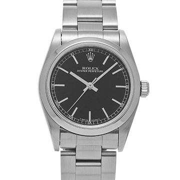 ロレックス オイスターパーペチュアル 67480 ブラック ユニセックス 時計 【中古】【wristwatch】