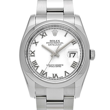 ロレックス デイトジャスト 116200 ホワイト メンズ 時計 【中古】【wristwatch】
