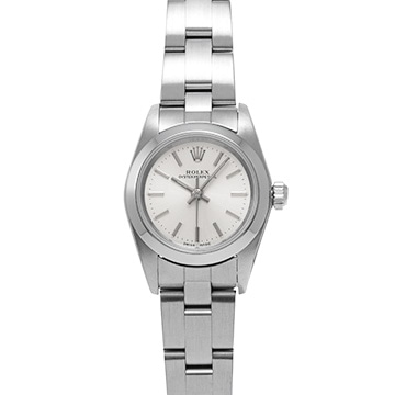 ロレックス オイスターパーペチュアル 76080 シルバー レディース 時計 【中古】【wristwatch】