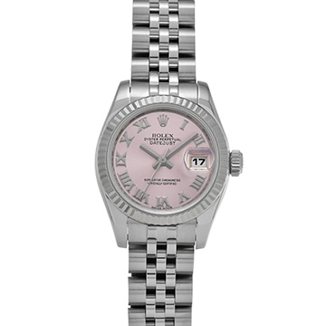 ロレックス デイトジャスト 179174 ピンク レディース 時計 【中古】【wristwatch】