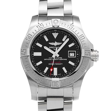 ブライトリング アベンジャーII シーウルフ A1733110/BC30 ブラック メンズ 時計 【中古】【wristwatch】