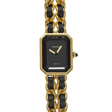 シャネル プルミエール S H0001 ブラック レディース 時計 【中古】【wristwatch】