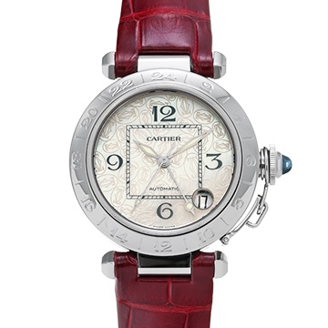 カルティエ パシャC 2004 クリスマス限定 W3107199 ホワイトシェル ユニセックス 時計 【中古】【wristwatch】