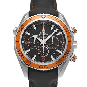 オメガ シーマスター プラネットオーシャン 600 コーアクシャル クロノグラフ 2918.50.82 ブラック メンズ 時計 【中古】【wristwatch】