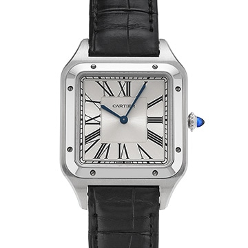 カルティエ サントス デュモン XL WSSA0032 シルバー メンズ 時計 【中古】【wristwatch】