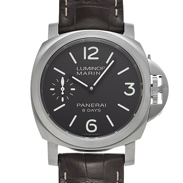 パネライ ルミノールマリーナ 8デイズ アッチャイオ PAM00564 ブラウン メンズ 時計 【中古】【wristwatch】