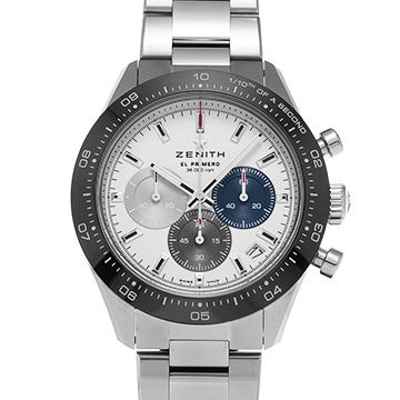 ゼニス クロノマスター スポーツ エル・プリメロ 03.3100.3600/69.M3100 ホワイトマット メンズ 時計 【中古】【wristwatch】