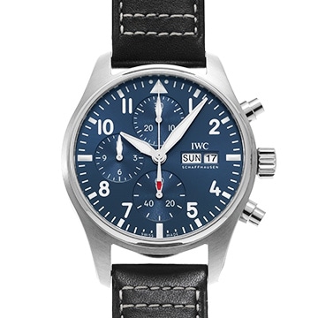 IWC パイロットウォッチ クロノグラフ 41 IW388101 ブルー メンズ 時計 【中古】【wristwatch】