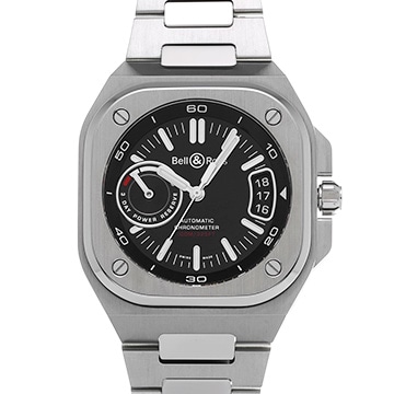 ベル＆ロス BR-X5 ブラックスチール BRX5R-BL-ST/SST ブラック メンズ 時計 【中古】【wristwatch】