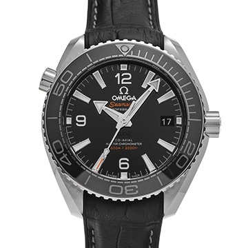 オメガ シーマスター プラネットオーシャン 600 マスタークロノメーター 215.33.40.20.01.001 ブラック メンズ 時計 【中古】【wristwatch】