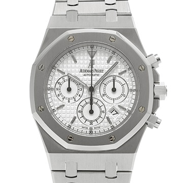 オーデマ ピゲ ロイヤルオーク クロノグラフ 25860ST.OO.1110ST.05 ホワイト メンズ 時計 【中古】【wristwatch】