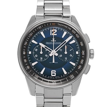 ジャガー ルクルト ポラリス クロノグラフ Q9028181 ブルー メンズ 時計 【中古】【wristwatch】