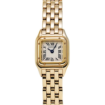 カルティエ ミニパンテール 2360 ホワイト レディース 時計 【中古】【wristwatch】