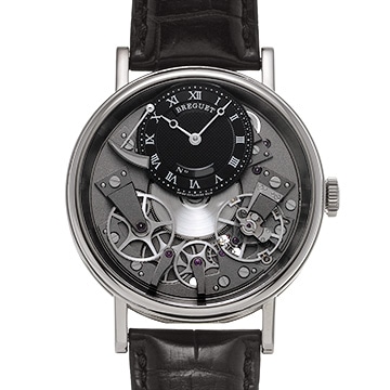 ブレゲ トラディション 7057BB/G9/9W6 ブラック/スケルトン メンズ 時計 【中古】【wristwatch】