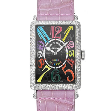 フランクミュラー ロングアイランド カラードリーム 1200SCD ブラック/マルチカラー メンズ 時計 【中古】【wristwatch】