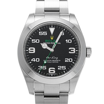 ロレックス エアキング 116900 ブラック メンズ 時計 【中古】【wristwatch】