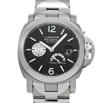 パネライ ルミノール パワーリザーブ PAM00171 ブラック/シルバー メンズ 時計 【中古】【wristwatch】