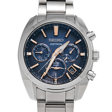 セイコー アストロン SBXC049 ブルー メンズ 時計 【中古】【wristwatch】