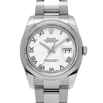 ロレックス デイトジャスト 116200 ホワイト メンズ 時計 【中古】【wristwatch】