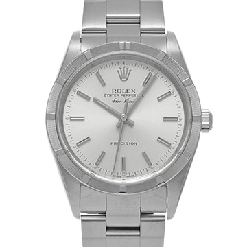 ロレックス エアキング 14010 シルバー メンズ 時計 【中古】【wristwatch】
