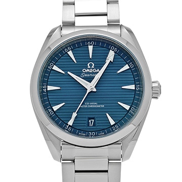 オメガ シーマスター アクアテラ コーアクシャル 220.10.41.21.03.004 ブルー メンズ 時計 【中古】【wristwatch】