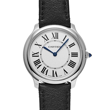 カルティエ ロンド マスト ドゥ カルティエ 36mm WSRN0031 シルバー メンズ 時計 【中古】【wristwatch】