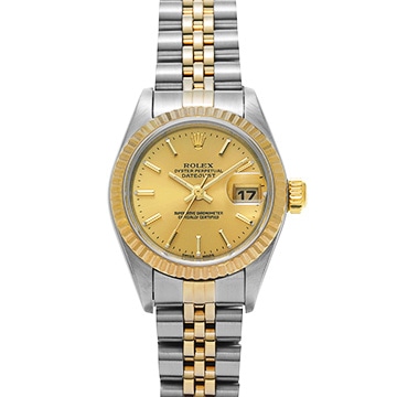 ロレックス デイトジャスト 79173 シャンパン レディース 時計 【中古】【wristwatch】