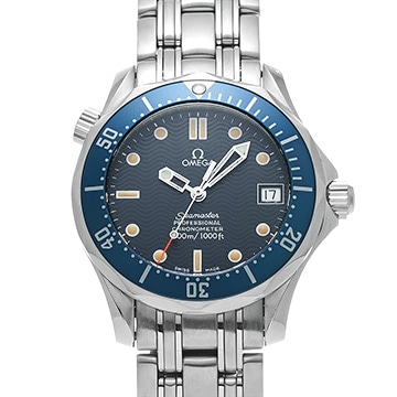 オメガ シーマスター 300 デイト 2551.80 ブルー メンズ 時計 【中古】【wristwatch】