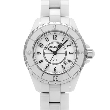 シャネル J12 33MM H0968 ホワイト レディース 時計 【中古】【wristwatch】