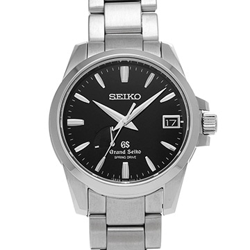 グランドセイコー ヘリテージコレクション スプリングドライブ SBGA027 ブラック メンズ 時計 【中古】【wristwatch】