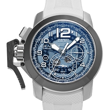 グラハム クロノファイター オーバーサイズ ターゲット 2CCAC.U04A.T33S ブルー メンズ 時計 【中古】【wristwatch】