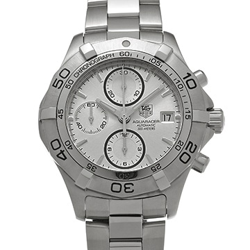 タグ ホイヤー アクアレーサー クロノグラフ CAF2111.BA0809 シルバー メンズ 時計 【中古】【wristwatch】