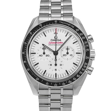 オメガ スピードマスター ムーンウォッチ プロフェッショナル  コーアクシャル マスタークロノメーター 310.30.42.50.04.001 ホワイト メンズ 時計 【新品】【wristwatch】