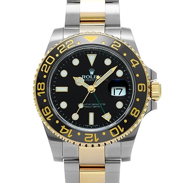 ロレックス GMTマスターII 116713LN ブラック メンズ 時計 【中古】【wristwatch】