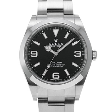 ロレックス エクスプローラー 214270 ブラック メンズ 時計 【中古】【wristwatch】