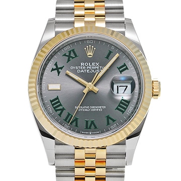 ロレックス デイトジャスト 36 126233 スレート メンズ 時計 【中古】【wristwatch】