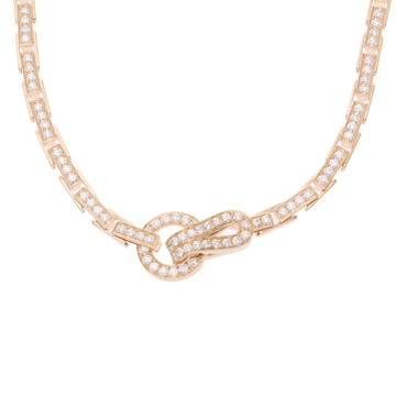 カルティエ アグラフネックレス ゴールド N7024400 K18イエローゴールド YG レディース ジュエリー 【中古】【jewelry】
