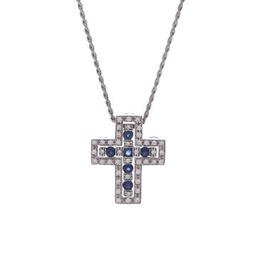 ダミアーニ ベルエポック ネックレス SM シルバー K18ホワイトゴールド WG レディース ジュエリー 【中古】【jewelry】